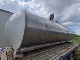 Saválló tartály 17000l rozsdamentes acél dupla falas  nitrosol tárolásra