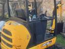 JCB 8018 CTS minikotró,  2014-es évjárat,  2270 üzemóra,  1,8 tonnás