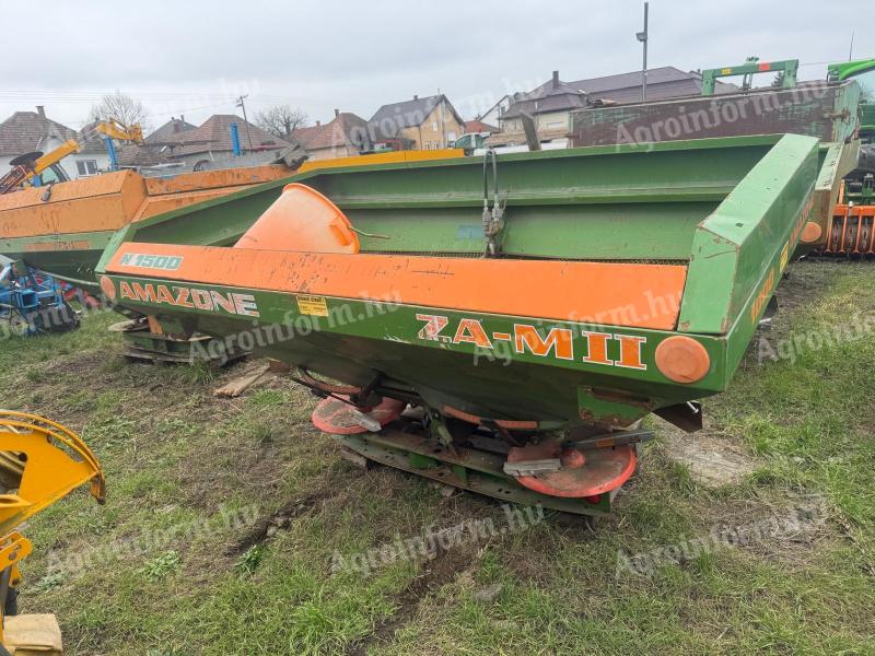AMAZONE ZA-MII 1500 LITERES KÉTTÁRCSÁS MŰTRÁGYASZÓRÓ