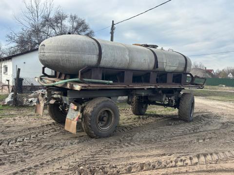 Hw 8011 pótkocsi 10 m3 alumínium tartállyal