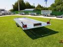 Új prémium billenős autószállító utánfutó (470x200cm - 2700kg) akciósan bruttó 2.490.000 Ft
