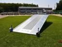 Új prémium billenős autószállító utánfutó (470x200cm - 2700kg) akciósan bruttó 2.490.000 Ft