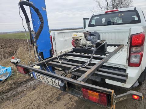 N2006 Bodenprobetechnik automata talajmintavevő eladó kerettel