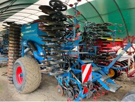 Lemken Solitair ès Lemken Zirkon gépkombináció