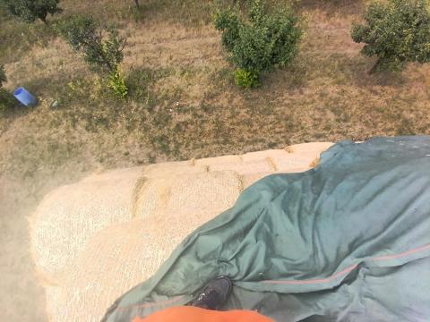 Szalma hálós körbála kapható