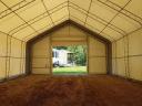 Ház típusú ipari sátor (9, 15 × 12,2 × 6,1 m) – 111 m²