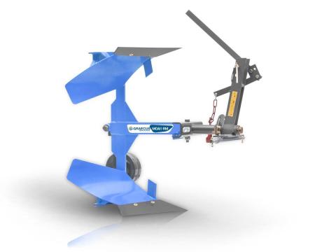 Graecus MOA10-RM – megfordítható egyfejű eke kistraktorokhoz Graecus MOA10-RM – megfordítható egyfejű eke kistraktorokhoz