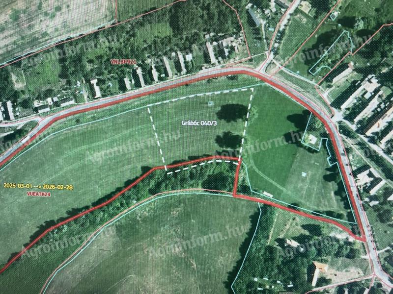 Eladó földterület Grábócon