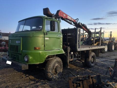 Ifa L60 darus rönkfogó csipesszel rönkszállító