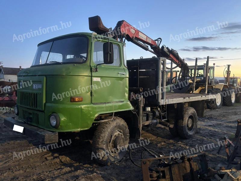 Ifa L60 darus rönkfogó csipesszel rönkszállító
