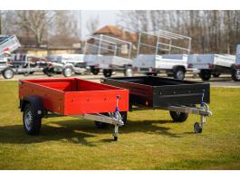 Új színes utánfutó (2x1m - 750kg) most bruttó 409.000 Ft helyett 379.000 Ft