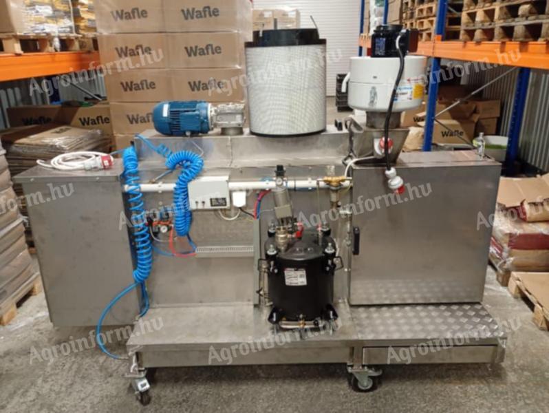 Sütőlemez tálca tisztító és olajozó gép eladó