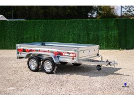 Új 2 tengelyes utánfutó (265x150cm) most bruttó 659.000 Ft helyett 619.000 Ft