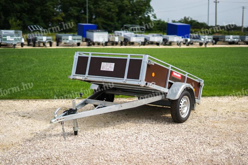 Új fa oldalfalas - billenős utánfutó (200x132cm) most 479.000 Ft helyett bruttó 449.000 Ft