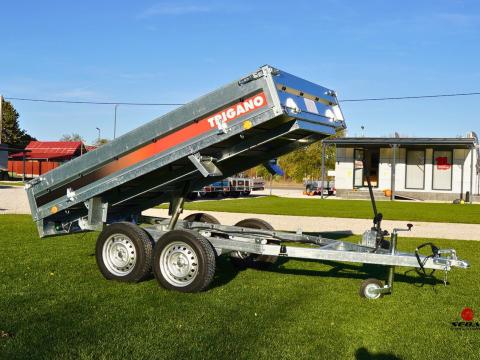 Új billenős - kézi pumpás - alsókerekes utánfutó (253x147cm -750kg) most 1.290.000 Ft helyett bruttó 1.159.000 Ft