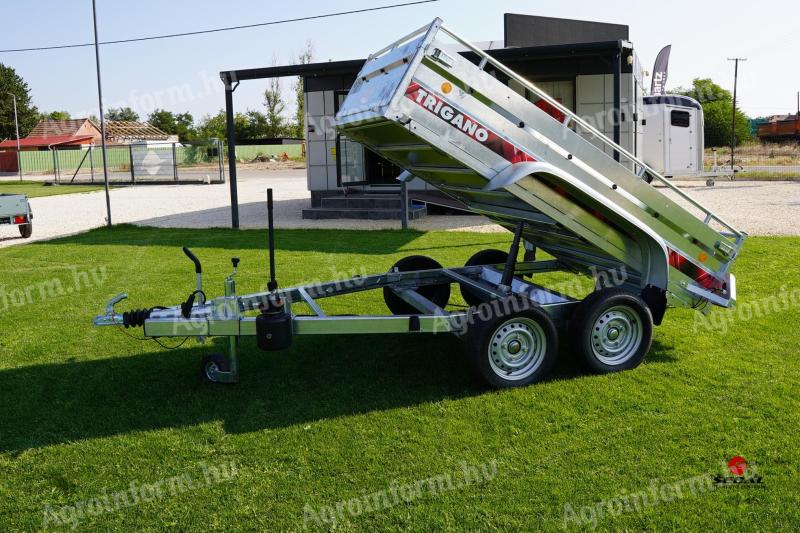 Új kézi pumpával billenős utánfutó (253x134cm - 1500kg) most 1.590.000 Ft helyett bruttó 1.469.000 Ft