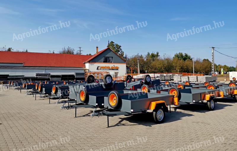 Strapabíró hegesztett utánfutók készletről,  azonnal! Már 50.000 Ft-tól elvihetők