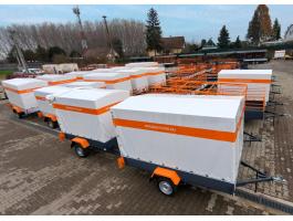 Strapabíró hegesztett magyar utánfutók készletről,  azonnal! Ügyintézés: 15-20 perc