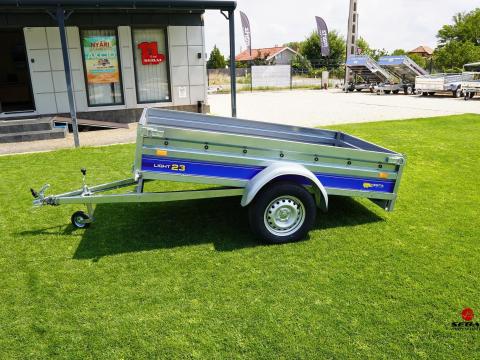 Új billenős utánfutó (230x130cm - 750kg) most 469.000 Ft helyett bruttó 439.000 Ft Új billenős utánfutó (230x130cm - 750kg) most 469.000 Ft helyett bruttó 439.000 Ft