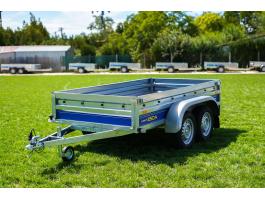 Új 2 tengelyes utánfutó (250x135cm - 750kg) most 599.000 Ft helyett bruttó 569.000 Ft