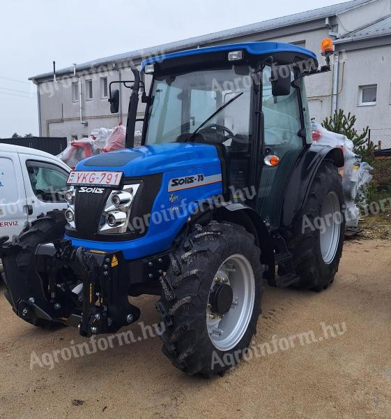 Solis 75 CRDi használt traktor fronthidraulikával