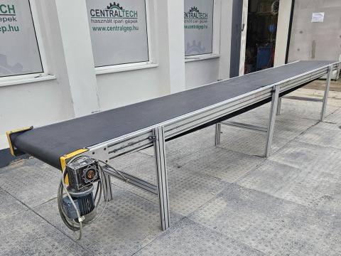 Szállítószalag 510x60cm alu vázas futószalag válogatószalag Szállítószalag 510x60cm alu vázas futószalag válogatószalag
