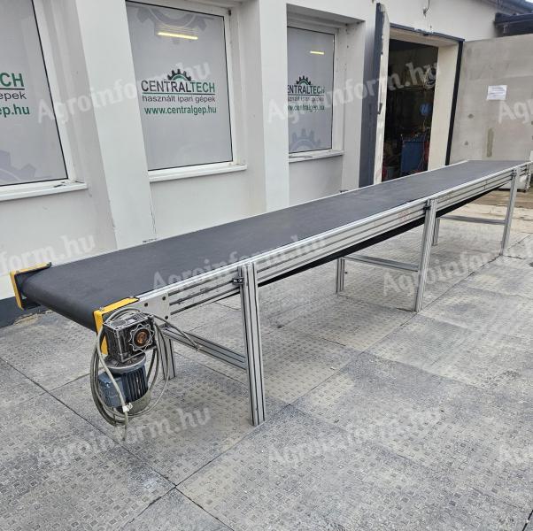 Szállítószalag 510x60cm alu vázas futószalag válogatószalag