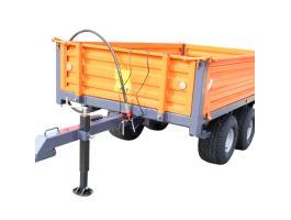 Pótkocsi 2,5 tonnás 135x240x40 billenős Geograss