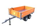 Pótkocsi 2,5 tonnás 135x240x40 billenős Geograss
