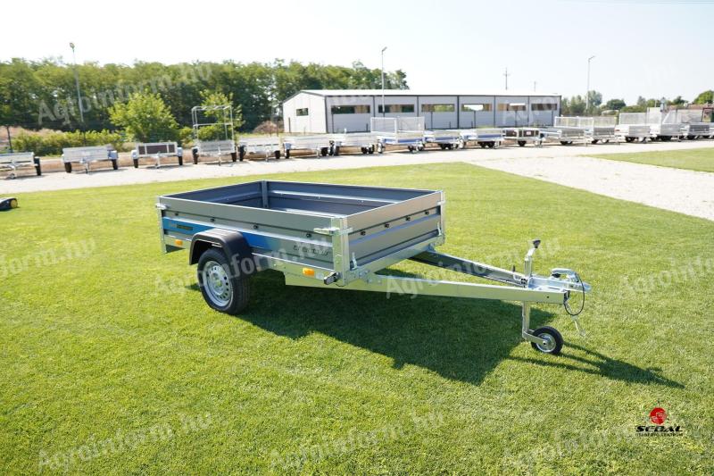 Új utánfutó (220x125cm - 750kg) most 470.000 Ft helyett 439.000 Ft