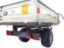 Pótkocsi 1,5 tonnás billenős 109x215x40 TRX