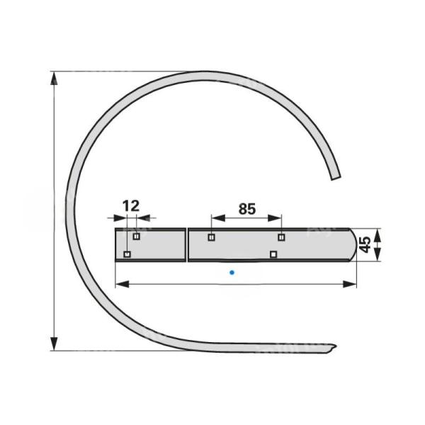 Welger AP-12 bálázó lehúzó lemez