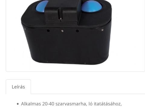 Kèt labdás itató Kèt labdás itató