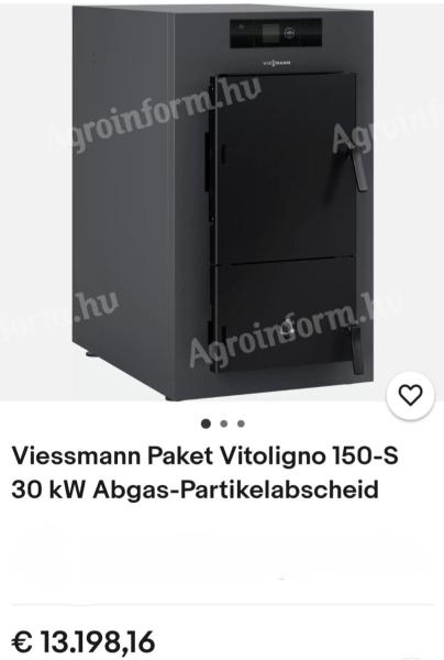 Viessmann Vitoligno 150-S 30 kW faelgázosító kazán