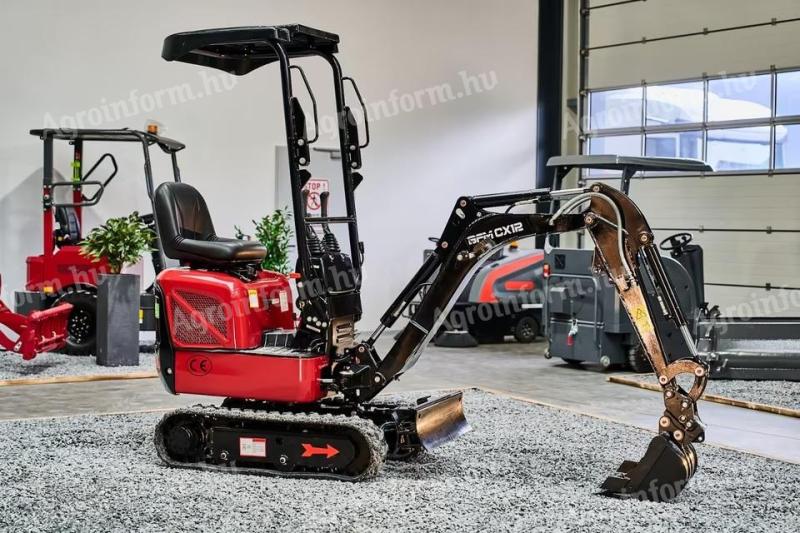 BFM CX12-3 minikotró – kompakt, erős és megbízható