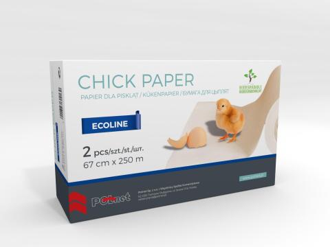 Csibeetető papír ECOLINE 2 x 250 méter Csibeetető papír ECOLINE 2 x 250 méter