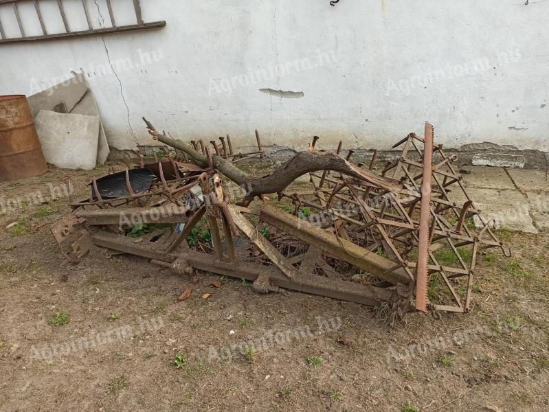 Eladó fogas borona 4 méter széles, összecsukható kivitelben