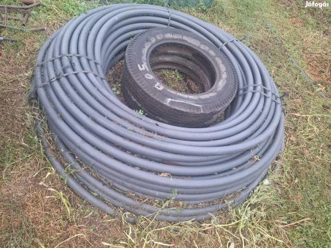 Eladó új, 50 mm-es vastagfalú öntöződob cső, 10 bar, 260 m, irányár: 250 000 Ft
