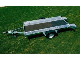 Új autószállító utánfutó (350x180cm - 1800kg) most 1.299.000 Ft helyett bruttó 1.199.000 Ft