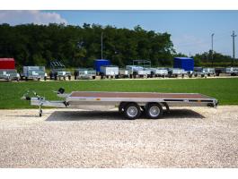 Új autószállító utánfutó (4x2m - 2700kg) most 1.999.000 Ft helyett 1.869.000 Ft