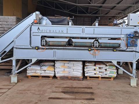 Michalak SR20120-3T 3 frakciós zöldségosztályzó gép Michalak SR20120-3T 3 frakciós zöldségosztályzó gép