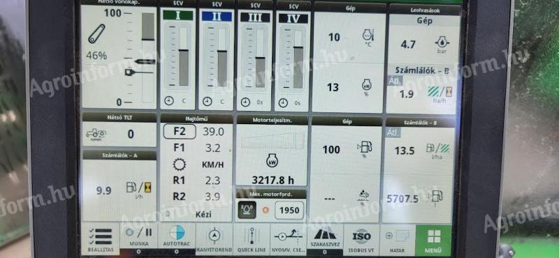 John Deere 8R280 PowerShift e23 23/11 40 km/h váltó
