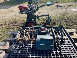 Agria 6000S kerti traktor talajmaró,  eke