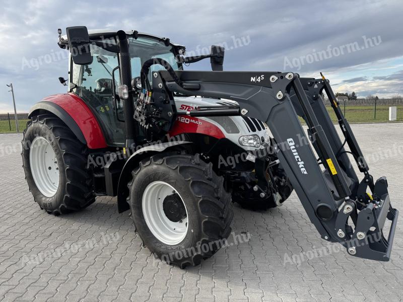 STEYR MULTI 4120 + ALÖ QUICKE N4S homlokrakodóval - 2450735G