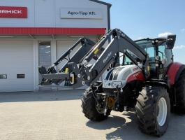 Steyr Multi 4120 Quicke rakodóval,  rugózott híd,  fronthidraulika és front TLT,  4 pár hidr. traktor eladó