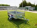Új billenős utánfutó (205x132cm) rácsos magasítóval - most akciósan 578.000 Ft