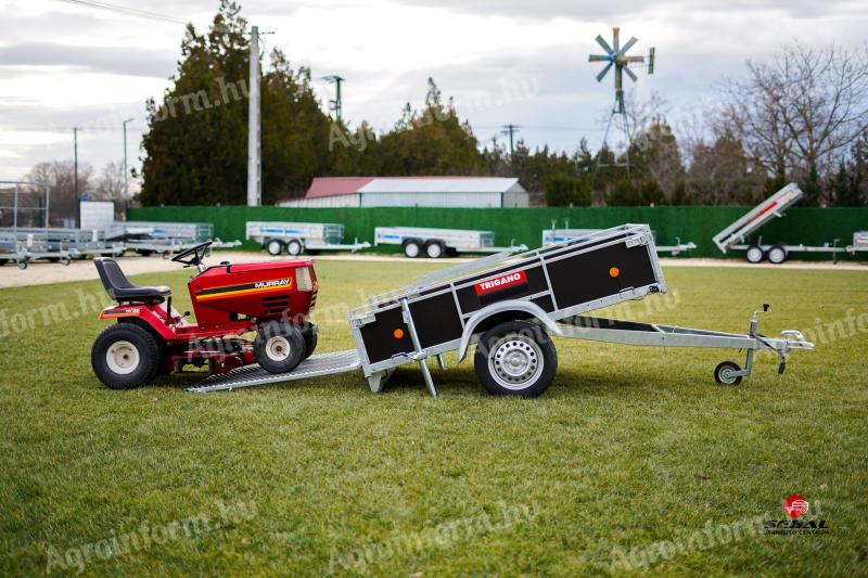 Új billenős utánfutó (200x132cm) - hátsó rámpával - akciósan bruttó 588.000 Ft