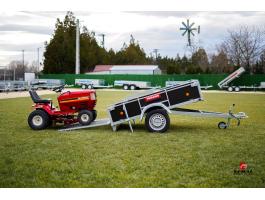 Új billenős utánfutó (200x132cm) - hátsó rámpával - akciósan bruttó 588.000 Ft