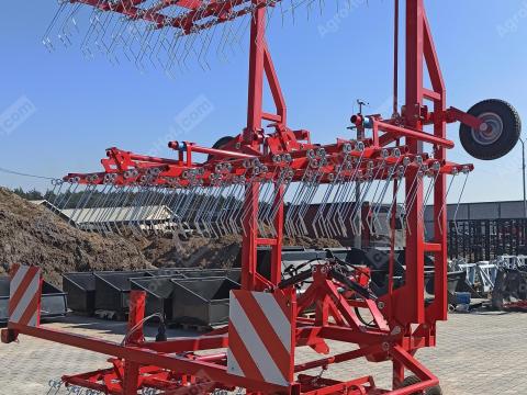 Láncos borona, gyepborona, rétborona 300 cm (hidraulikusan összecsukható) / Metal Technik Weeder MT1-3000