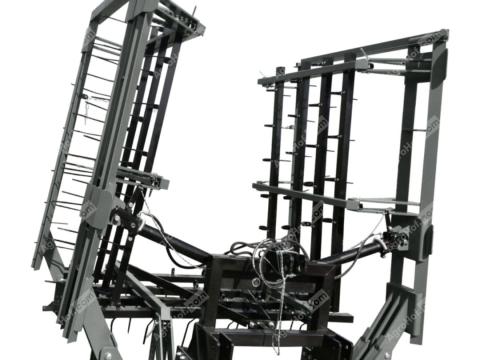 Pálcás gyepfésű, gyepborona, gyomfésű, gyomirtó borona 8 m / Metal Technik MT-Weeder 8000